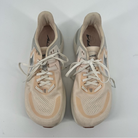 Altra Cream Athletic Athleisure Wide Toe Bed Lace Up Running Sneakers Men\'s 9.5 main image 5